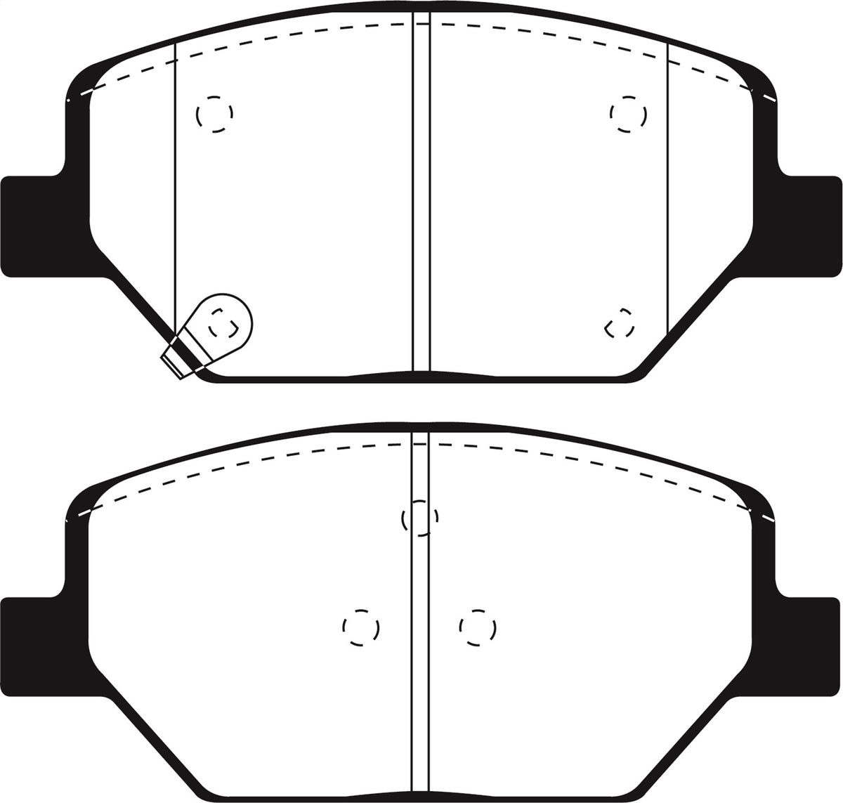EBC 2016+ Buick Envision 2.0L Turbo Greenstuff Front Brake Pads DP23065