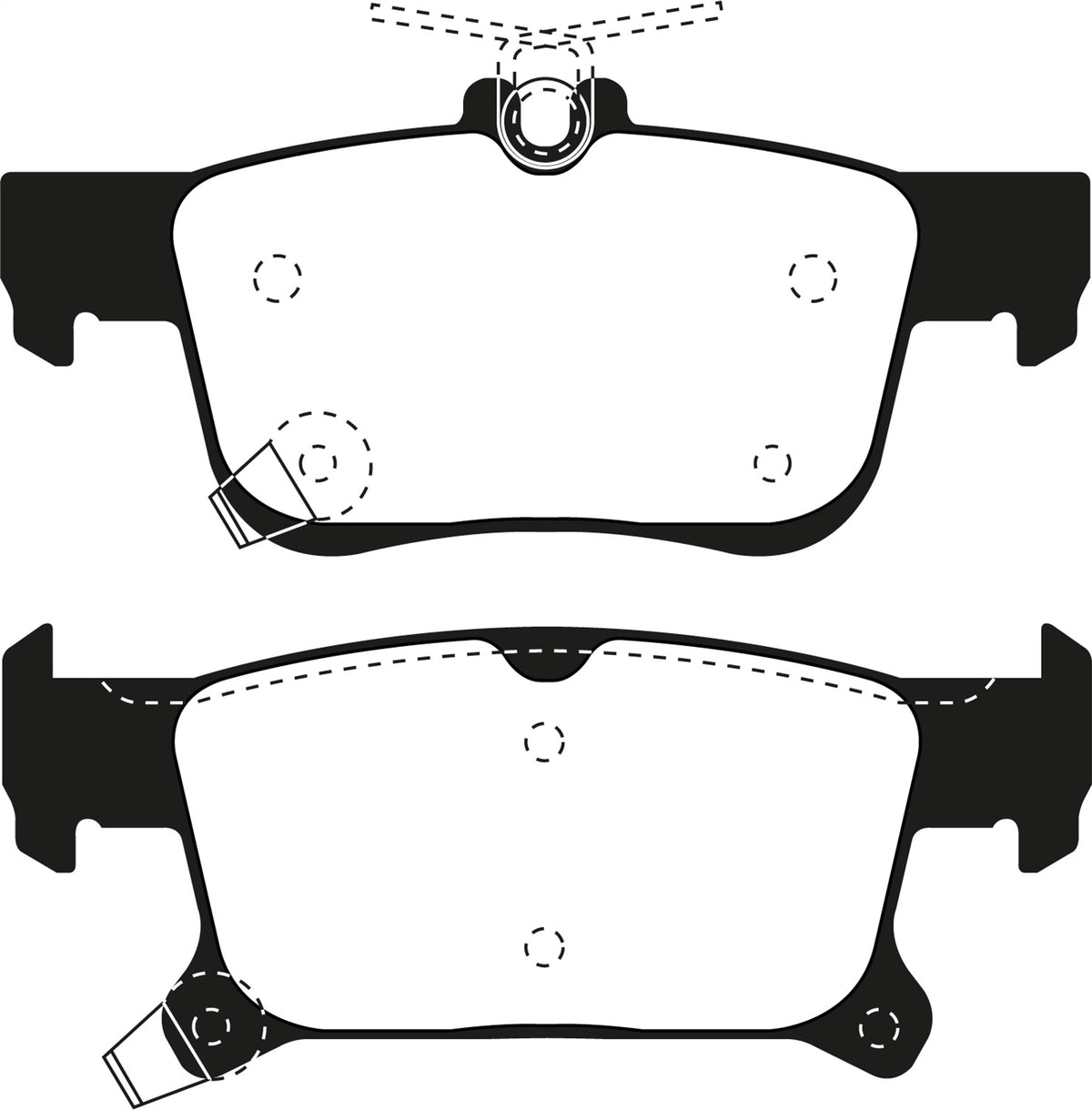 EBC 2016+ Buick Envision 2.0L Turbo Yellowstuff Rear Brake Pads DP43069R