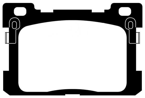 EBC 2017+ Genesis G90 5.0L Greenstuff Rear Brake Pads DP23077