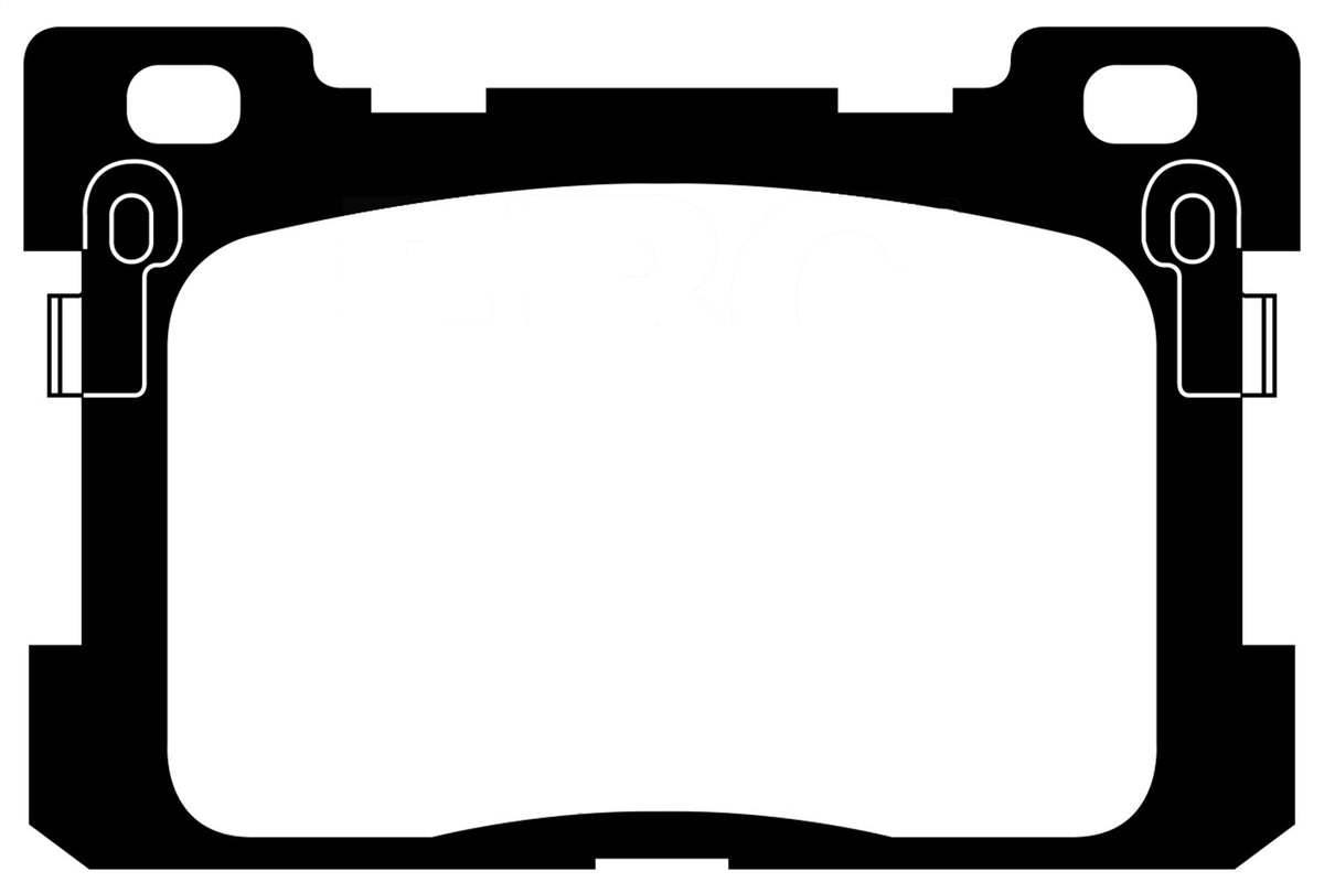 EBC 2017+ Genesis G90 5.0L Yellowstuff Rear Brake Pads DP43077R