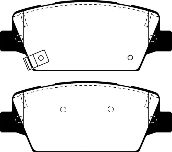 EBC 2017+ Fits Kia Cadenza 3.3L Ultimax2 Rear Brake Pads UD2050