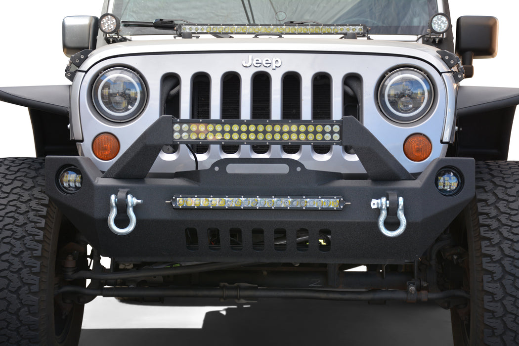 Dv8 Offroad Bumper Fbshtb-1707-18 Jeep Jk Jeep Front Mid Width Bumper Fs-17 FBSHTB-17