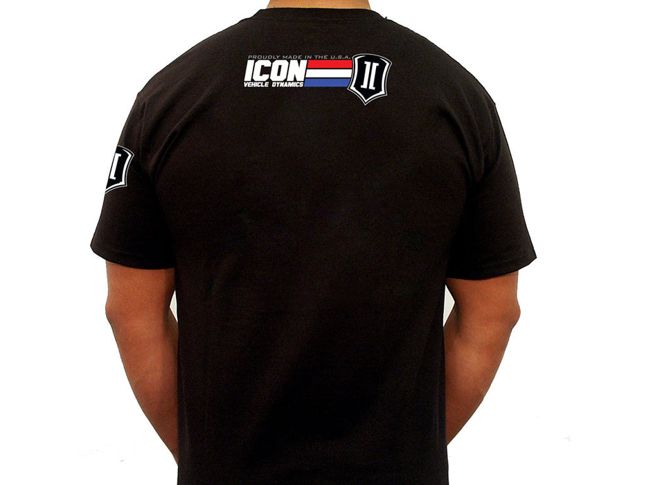 Icon Gi Tee Black Size Extra Large ICON-TEE-GI-BLK-XL