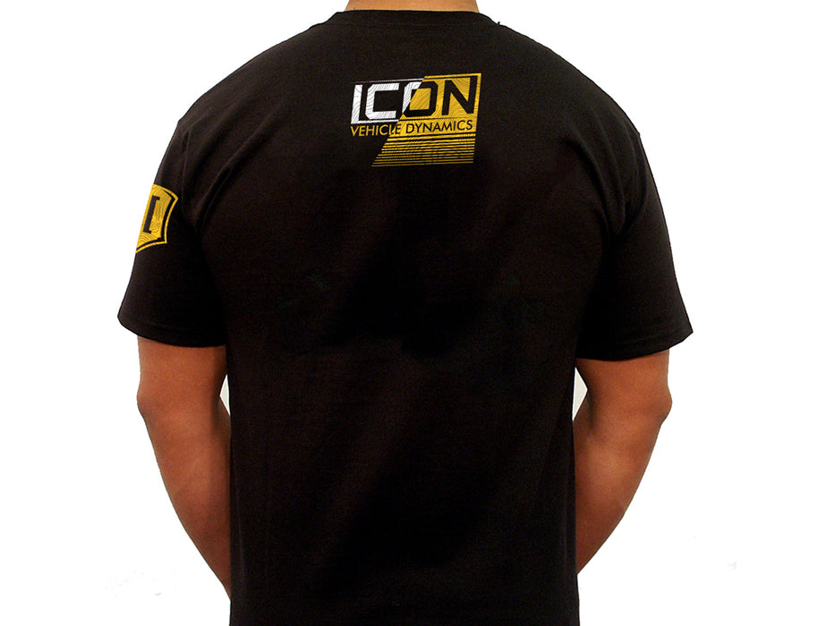 Icon Strikeout Tee Black Size Large ICON-TEE-STR-BLK-L