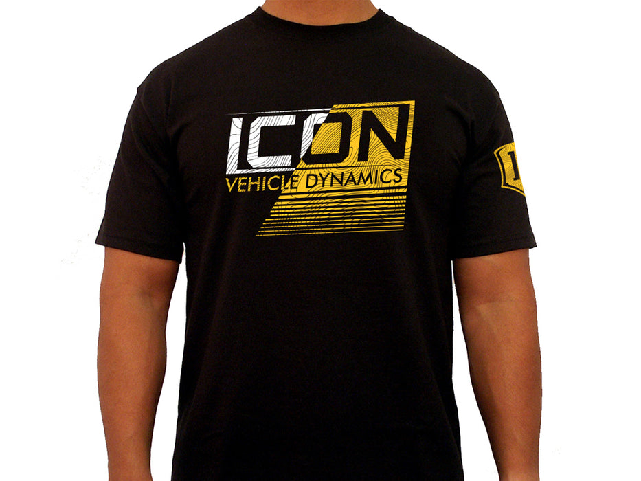 Icon Strikeout Tee Black Size Small ICON-TEE-STR-BLK-S