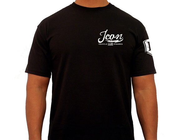 Icon Vintage Tee Black Size Small ICON-TEE-VIN-BLK-S