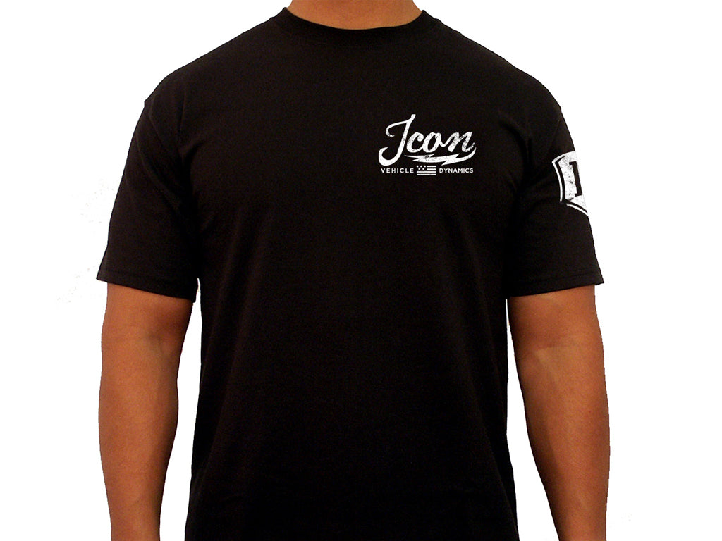 Icon Vintage Tee Black Size Xl ICON-TEE-VIN-BLK-XL