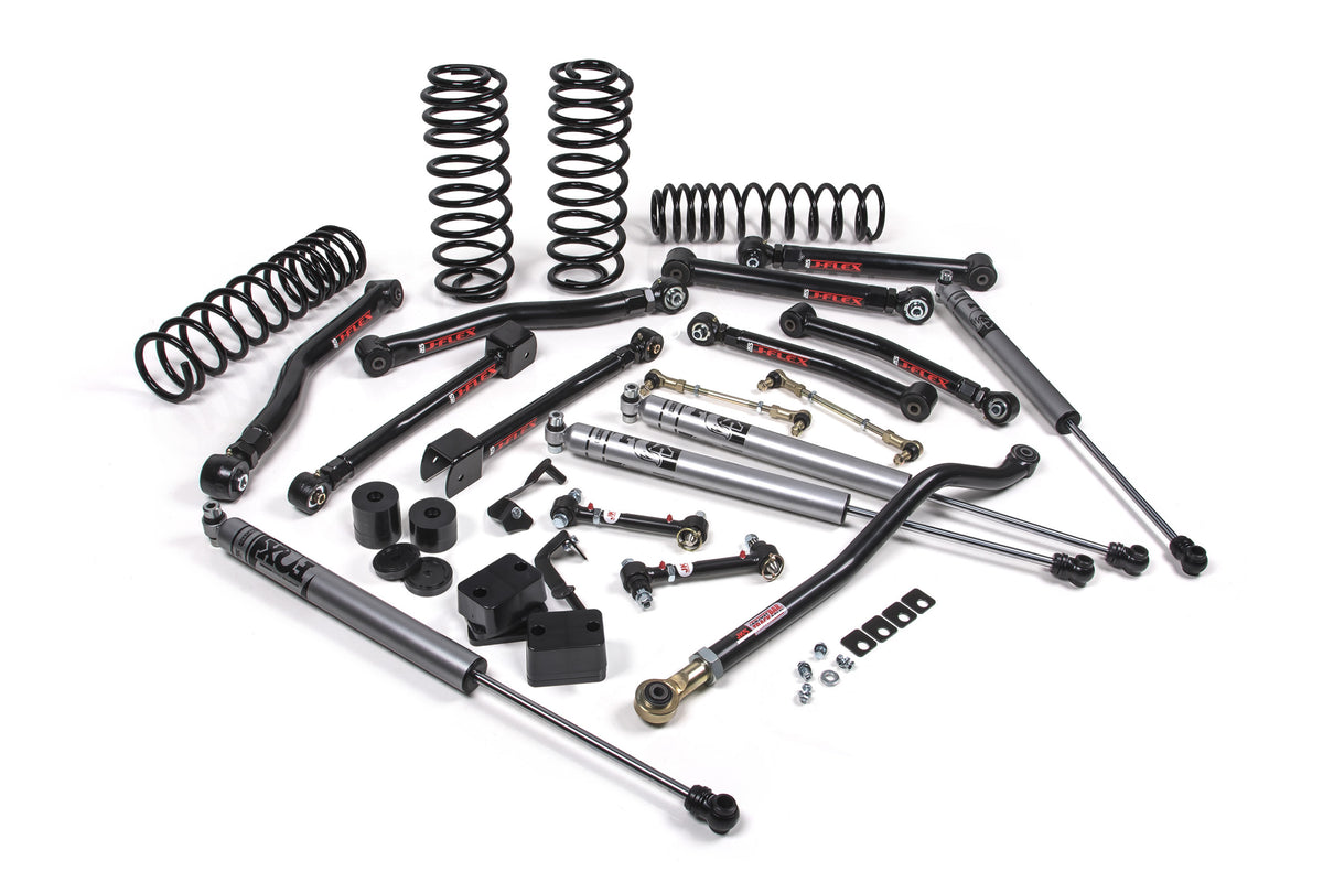 JKS 2021-2024 Fits Jeep Wrangler JL 4xe 4Dr 2" J-Krawl Suspension Lift Kit FOX 2.0 Adv Series Shocks, Fits 2021-2024 Jeep Wrangler JL JSPEC175KFA