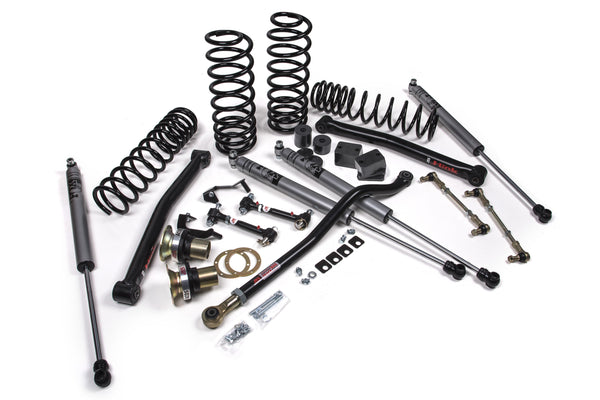 JKS 2018-2024 Compatible With Jeep Wrangler JL J-Lander 3.5" 4Dr W, Fox Adventure Series Shocks, HD Rate Coils, Fits 2018-2024 Jeep Wrangler JL JSPEC130KFA