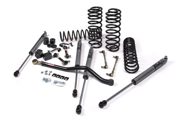JKS 2018-2024 Compatible With Jeep Wrangler JL J-Venture 3.5" 4Dr W, Fox Adventure Series Shocks, Std Rate Coils, Fits 2018-2024 Jeep Wrangler JL JSPEC119KFA