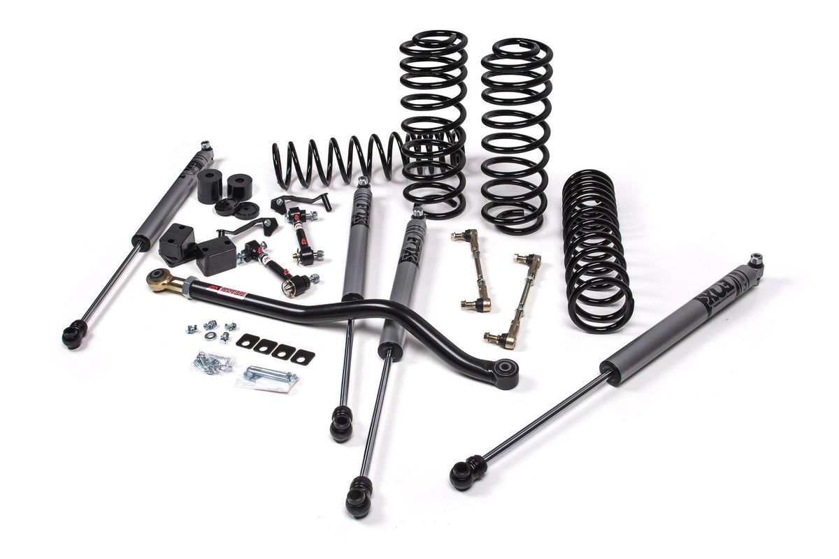 JKS 2018-2024 Fits Jeep Wrangler JL J-Venture 3" 2Dr W, FOX Adventure Series Shocks, Std Rate Coils, Fits 2018-2024 Jeep Wrangler JL JSPEC132KFA