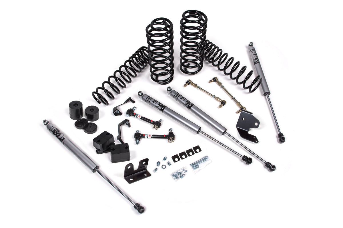 JKS 1.5" Lift Kit J-Venture Wrangler JL 4-Door W, FOX 2.0 Adventure Series, Fits 2018-2024 Fits Jeep Wrangler JL JSPEC155KFA