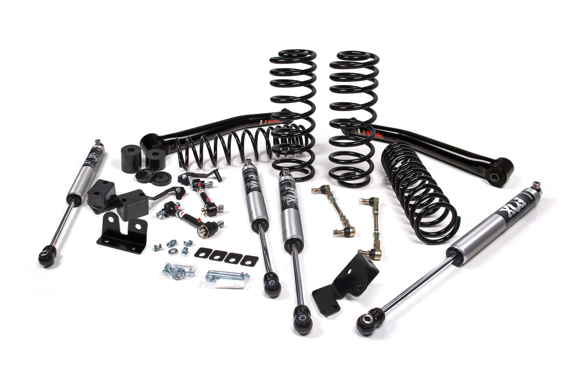 JKS 1.5" Lift Kit J-Venture Wrangler JL 4-Door W, FOX 2.0 Performance Series, Fits 2018-2024 Fits Jeep Wrangler JL JSPEC177KFP