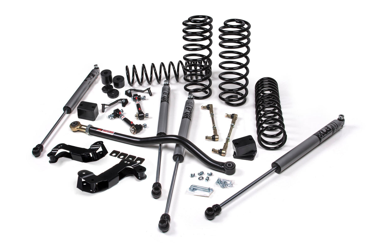 JKS 4.5" Lift Kit J-Kontrol Wrangler JL 4-Door W, FOX 2.0 Adventure Series, Fits 2018-2024 Fits Jeep Wrangler JL JSPEC215KFA