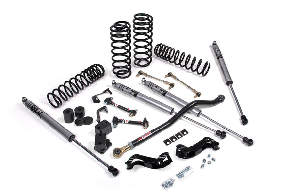 JKS 2020-2023 Fits Jeep Wrangler JL - 4Dr - Diesel - J-Kontrol 2.5" Suspension Lift Kit - HD Rate Front, Std Rate Coil Springs Rear - FOX 2.5" Performance Elite Series Shocks Front, Rear, Fits 2020-2023 Jeep Wrangler JL JSPEC166PES