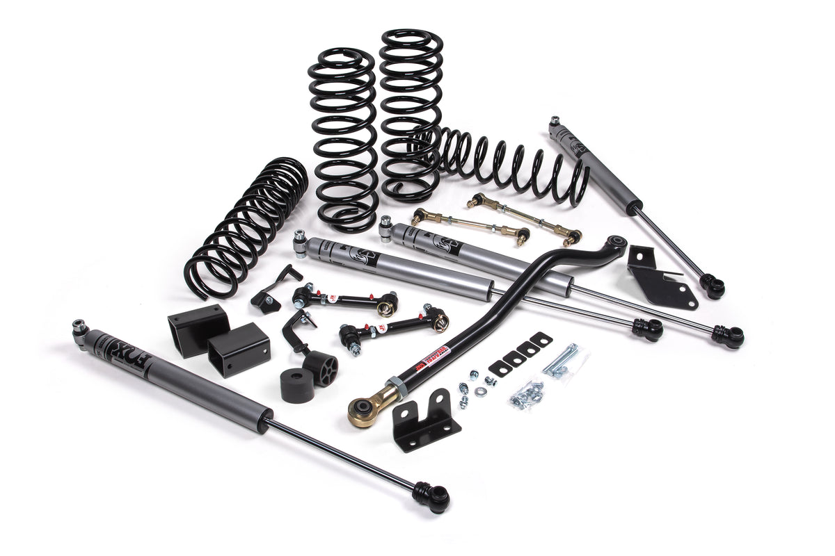 JKS 2018-2025 Fits Jeep Wrangler JL RHD 2Dr 3", 4Dr 2.5" J-Venture - FOX 2.0 Adv - HD Coils, Fits 2018-2025 Jeep Wrangler JL JSPEC207KFA