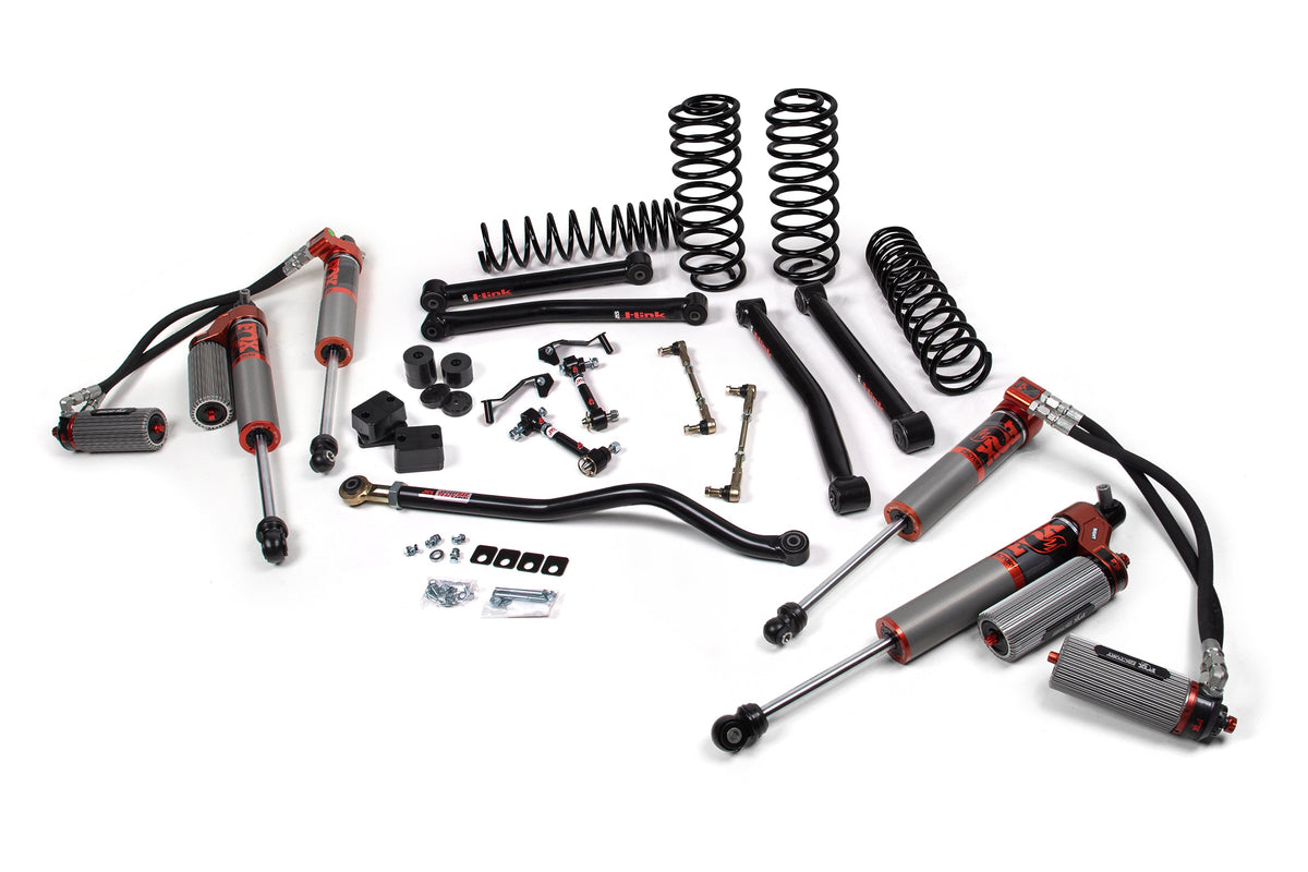 JKS 4.5" Lift Kit J-Konnect Wrangler JL 4-Door W, FOX 3.0 Factory Race Series, Fits 2018-2024 Fits Jeep Wrangler JL JSPEC217FRS