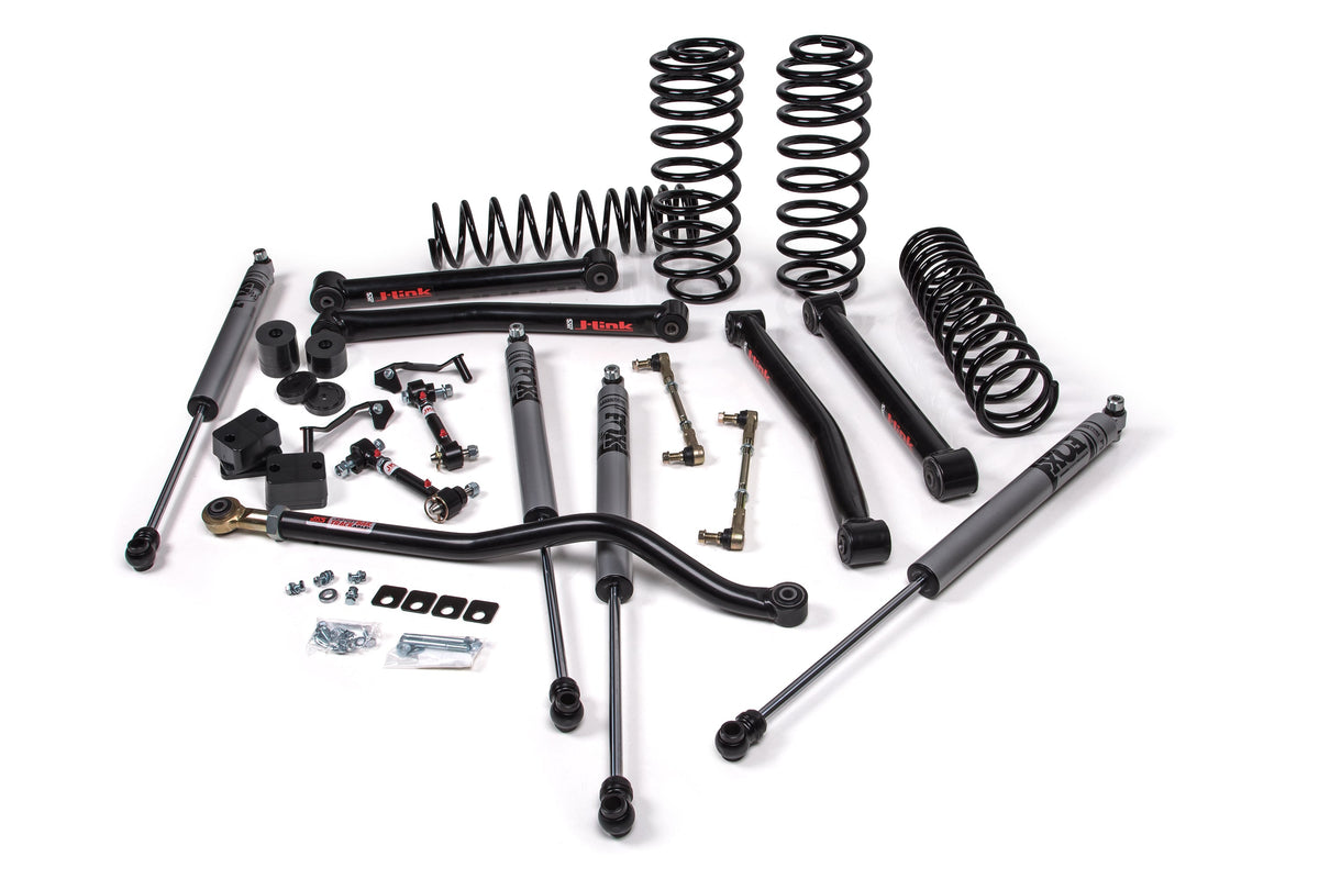 JKS 4.5" Lift Kit J-Konnect Wrangler JL 4-Door W, FOX 2.0 Adventure Series, Fits 2018-2024 Fits Jeep Wrangler JL JSPEC218KFA