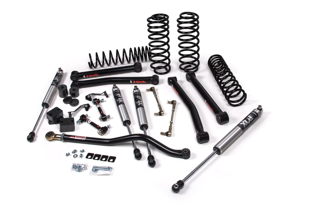 JKS 4.5" Lift Kit J-Konnect Wrangler JL 4-Door W, FOX 2.0 Performance Series, Fits 2018-2024 Fits Jeep Wrangler JL JSPEC218KFP