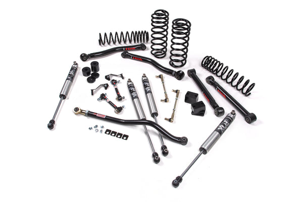JKS 4.5" Lift Kit J-Konnect Wrangler JL 4-Door W, Fox 2.0 Performance Series, Fits 2018-2024 Jeep Wrangler JL JSPEC223KFP