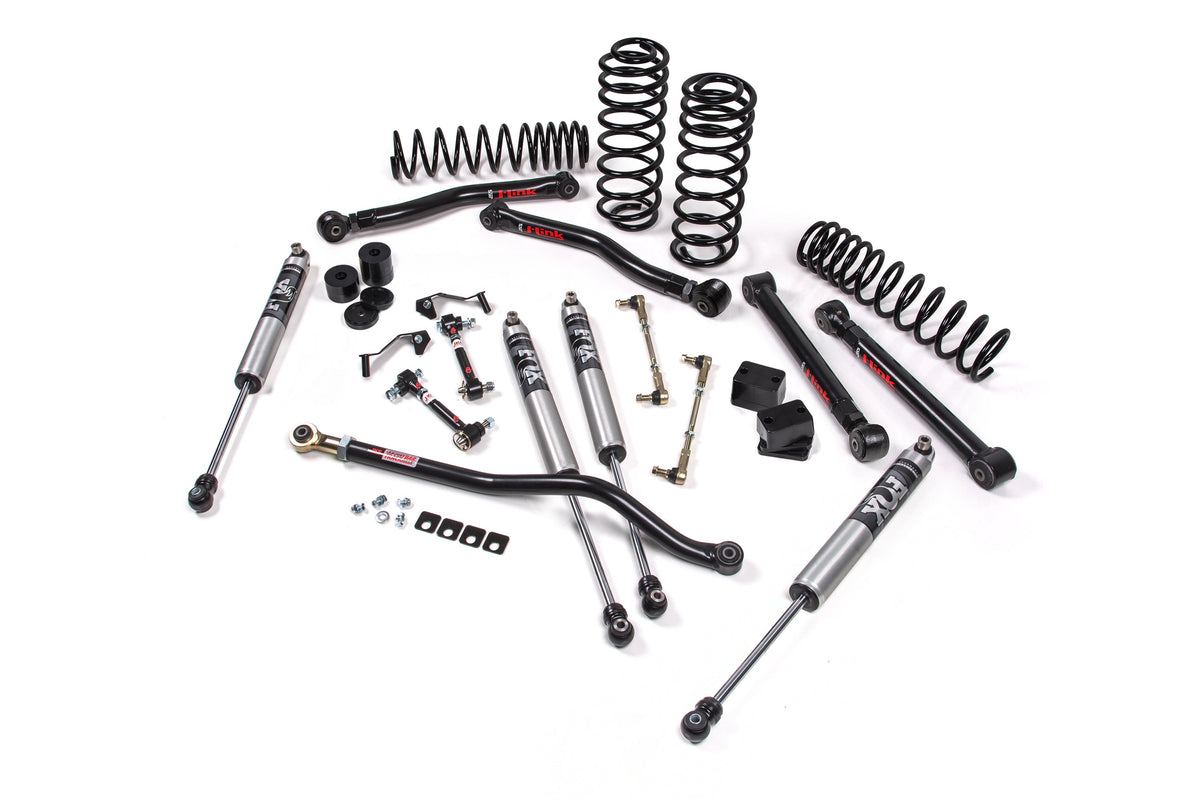 JKS 4.5" Lift Kit J-Konnect Wrangler JL 4-Door W, FOX 2.0 Performance Series, Fits 2018-2024 Fits Jeep Wrangler JL JSPEC224KFP