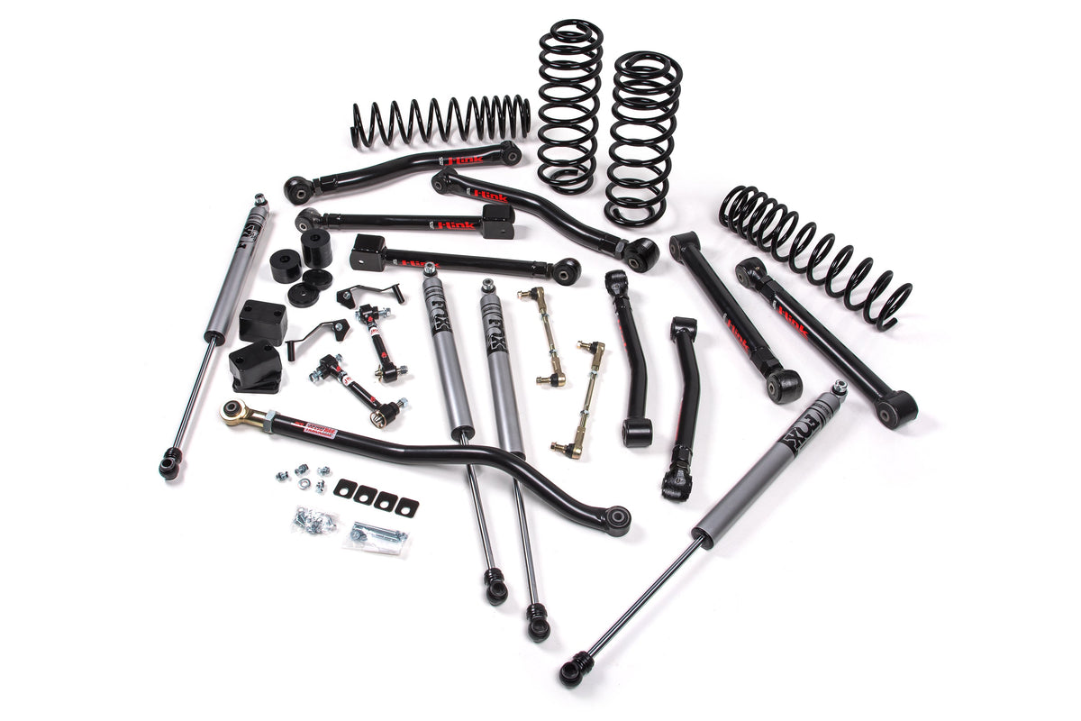 JKS 4.5" Lift Kit J-Krawl Wrangler JL 4-Door W, FOX 2.0 Adventure Series, Fits 2018-2024 Fits Jeep Wrangler JL JSPEC226KFA