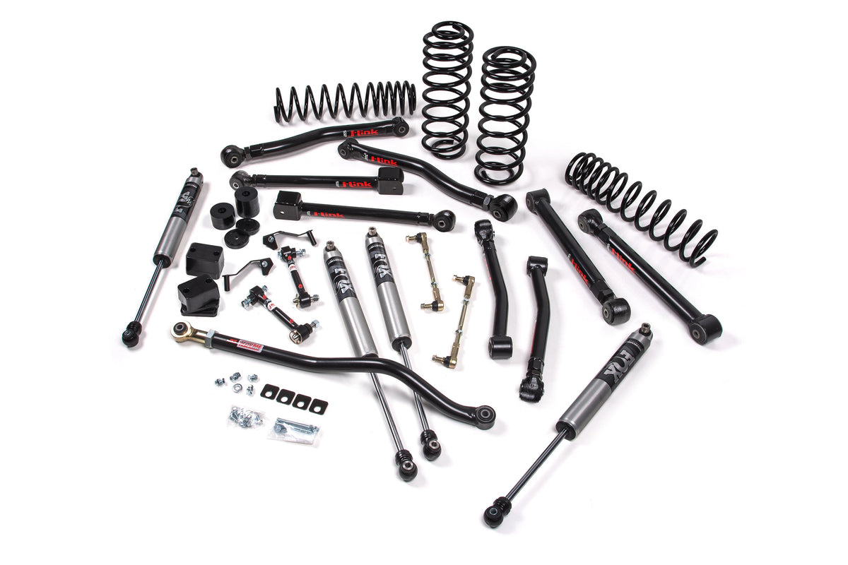 JKS 4.5" Lift Kit J-Krawl Wrangler JL 4-Door W, FOX 2.0 Performance Series, Fits 2018-2024 Fits Jeep Wrangler JL JSPEC225KFP