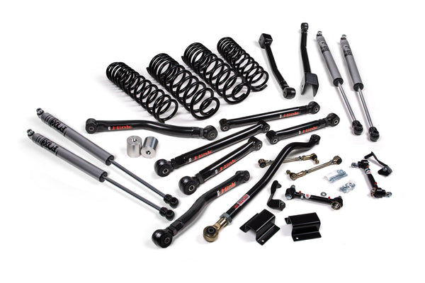 JKS 4.5" Lift Kit J-Krawl Wrangler JL 4-Door W, Fox 2.0 Adventure Series, Fits 2018-2024 Jeep Wrangler JL JSPEC228KFA