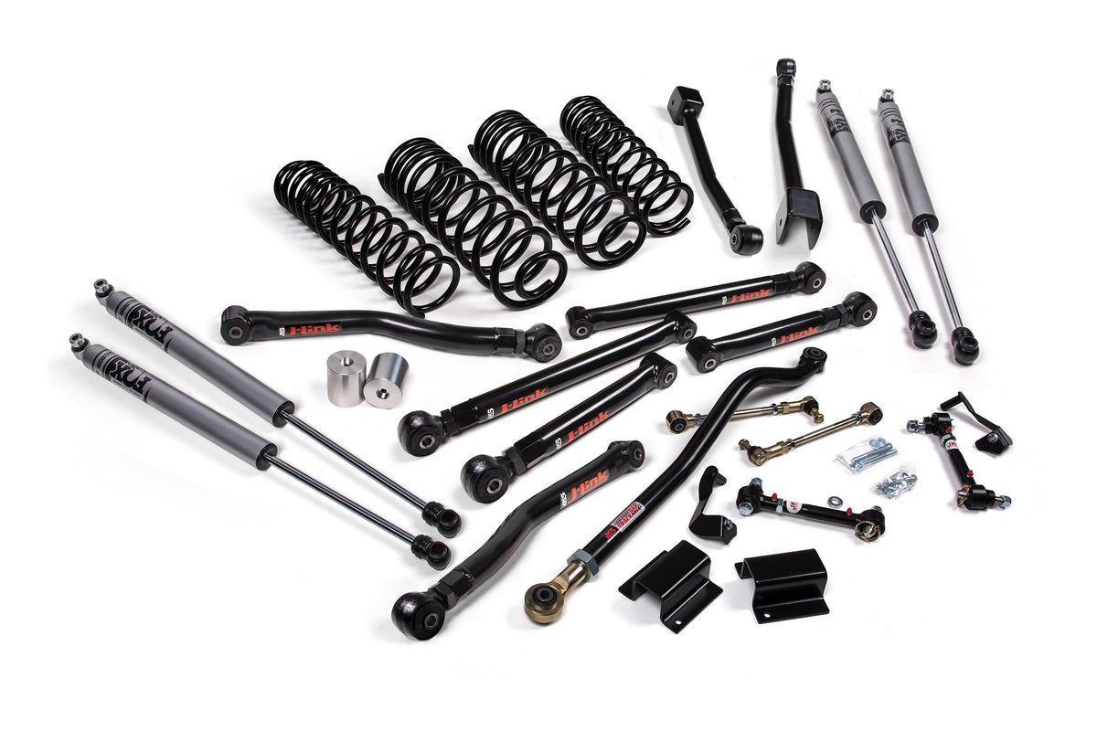 JKS 4.5" Lift Kit J-Krawl Wrangler JL 4-Door W, FOX 2.0 Adventure Series, Fits 2018-2024 Fits Jeep Wrangler JL JSPEC227KFA