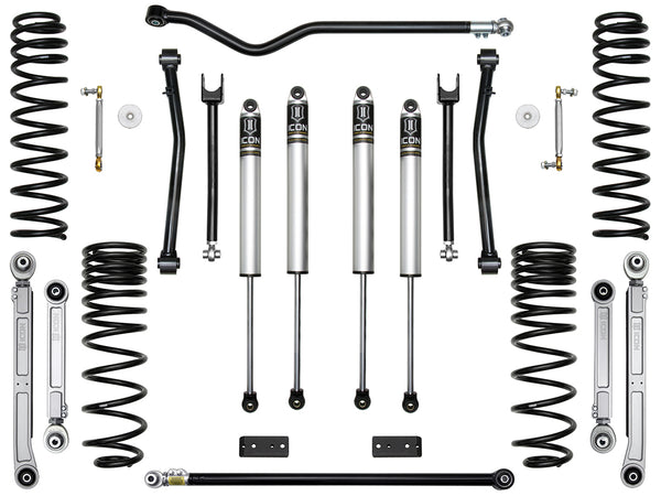 ICON 2020+ compatible with Jeep Gladiator 2.5in Stage 5 Suspension System (BILLET) K22105