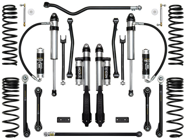 ICON 2020+ compatible with Jeep Gladiator JT 2.5in Stage 7 Suspension System (Tubular) K22107T
