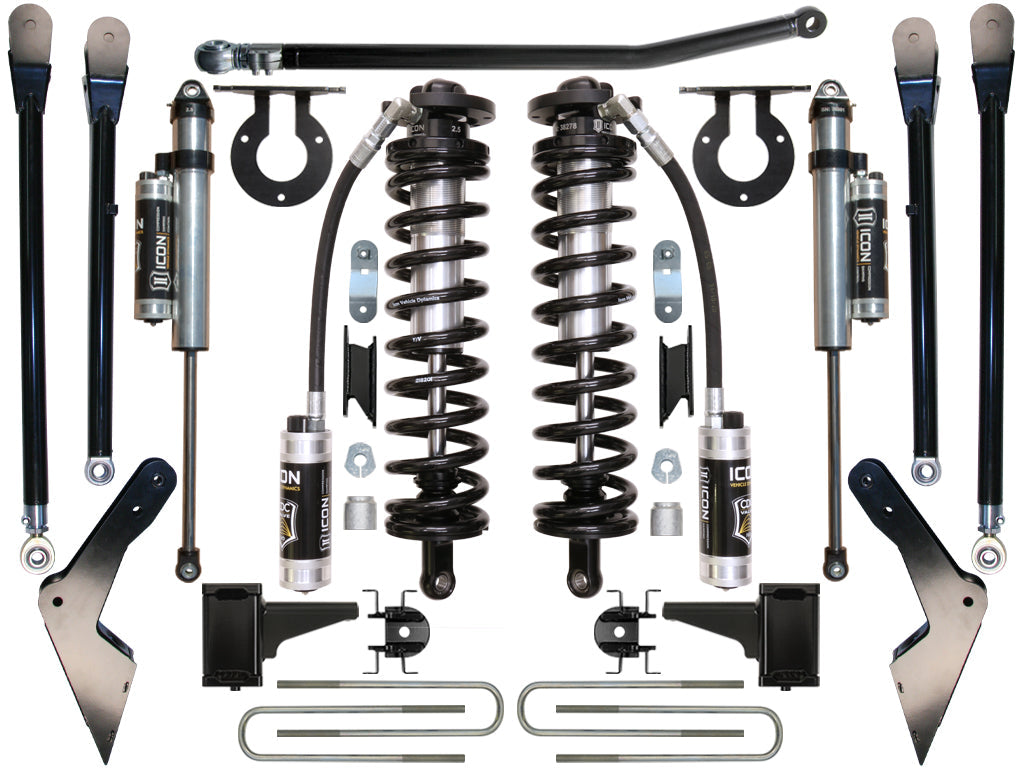 Icon 2008-2010 Ford F-250/F-350 4-5.5" Lift Stage 4 Coilover Conversion System K63124