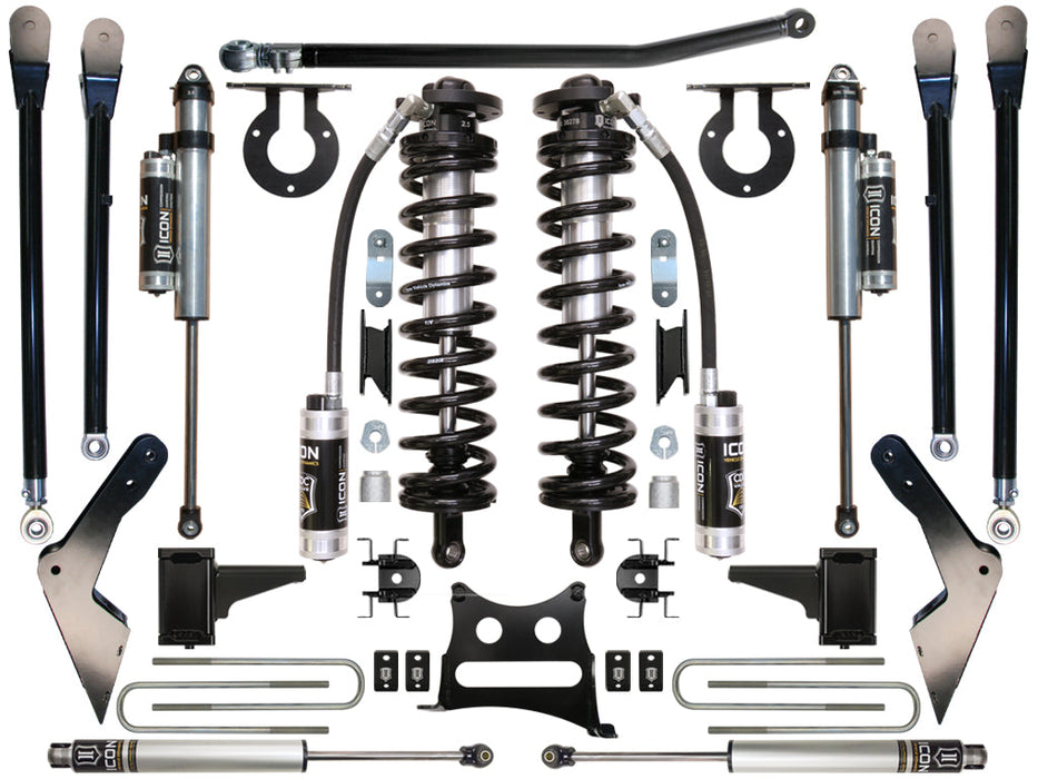 Icon 2008-2010 Ford F-250/F-350 4-5.5" Lift Stage 5 Coilover Conversion System K63125