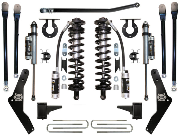 Icon 2011-2016 Ford F-250/F-350 4-5.5" Lift Stage 4 Coilover Conversion System K63134