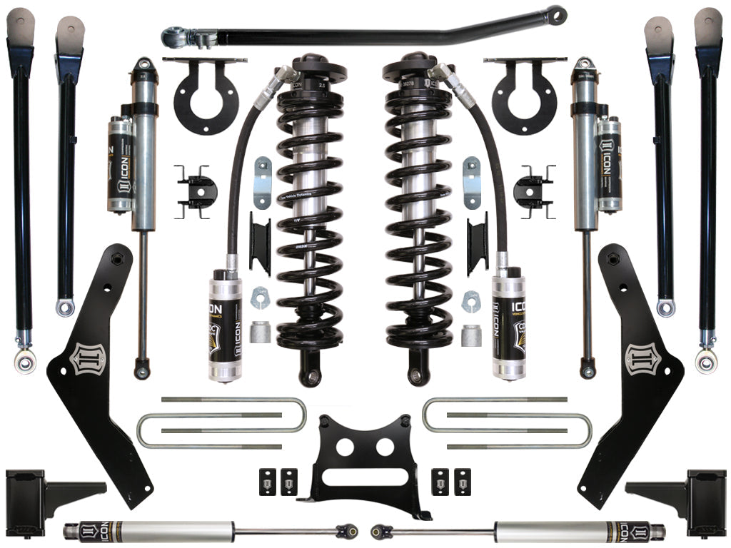 Icon 2011-2016 Ford F-250/F-350 4-5.5" Lift Stage 5 Coilover Conversion System K63135