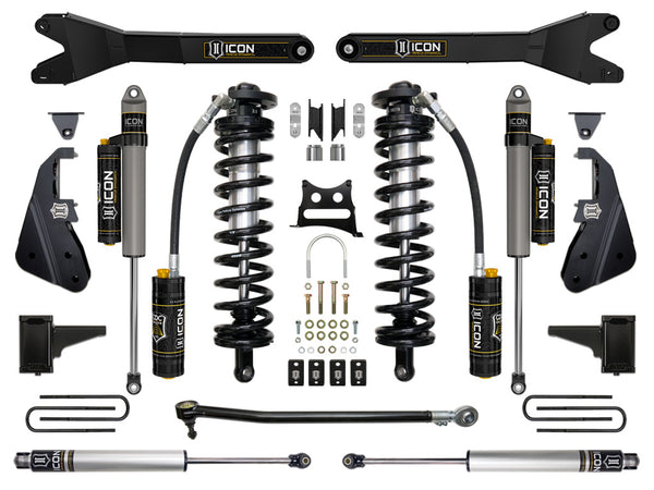 ICON 2017+ Ford F250/F350 4-5.5in Stage 5 Coilover Conversion System w/ Radius Arm K63155R