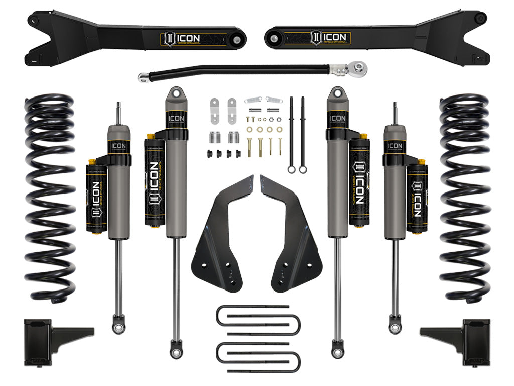 Icon 2005-2007 Ford F250/F350 Super Duty 4.5" Lift Stage 4 Suspension System With Radius Arm K64503R