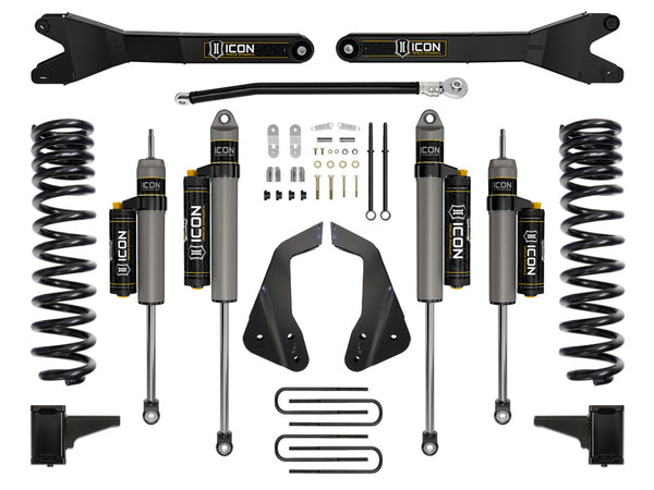 Icon 2005-2007 Ford F250/F350 Super Duty 4.5" Lift Stage 4 Suspension System With Radius Arm K64503R