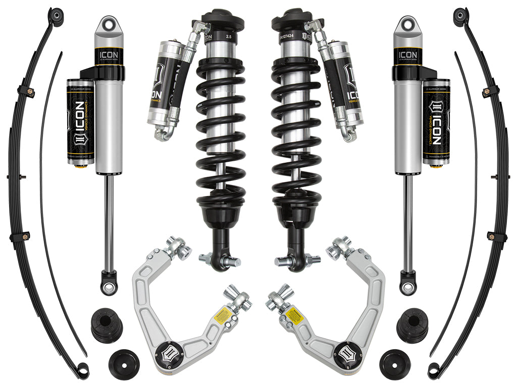Icon 2019-Up Ford Ranger 0-3.5" Lift Stage 7 Suspension System With Billet Uca K93207