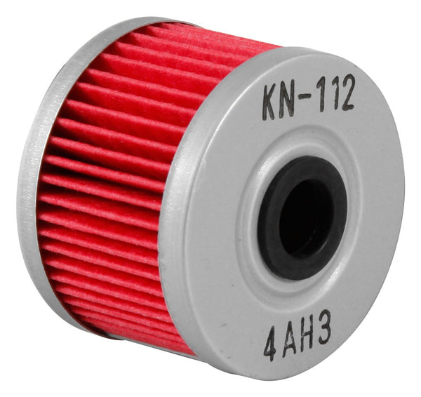 K&N Motorcycle Oil Filter: High Performance, Premium, Designed to be used with Synthetic or Conventional Oils: Fits Select Honda, Kawasaki Motorcycle Models, KN-112