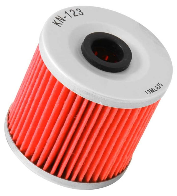 K&N Motorcycle Oil Filter: High Performance, Premium, Designed to be used with Synthetic or Conventional Oils: Fits Select Kawasaki Vehicles, KN-123