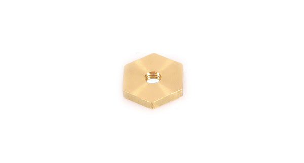 Rhino Rack Rola Track M6 X 20.57Mm X 3.5Mm Brass Hex Nut (10 Pack) N036-BP