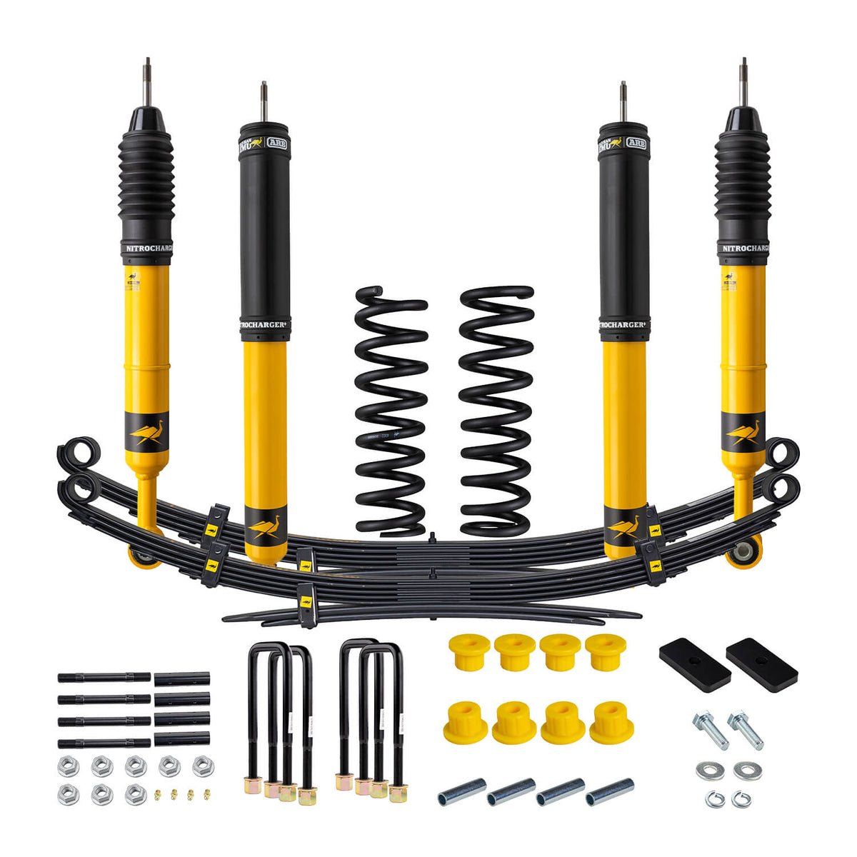 ARB Nitro Plus Kit 2005 15 Tacoma Fr 2In/0 330Lb, Rr 2In/660Lb 1005K