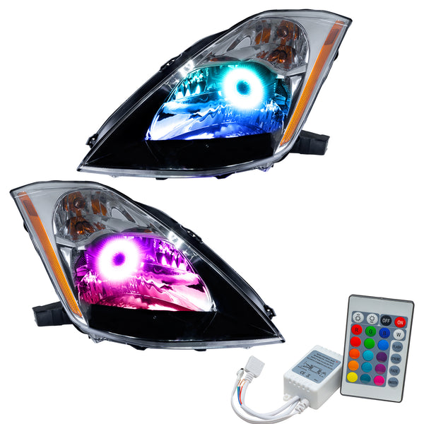 Oracle Lighting 2003-2005 Compatible with Nissan 350Z Pre-Assembled Led Halo Headlights (Hid) 7144-504