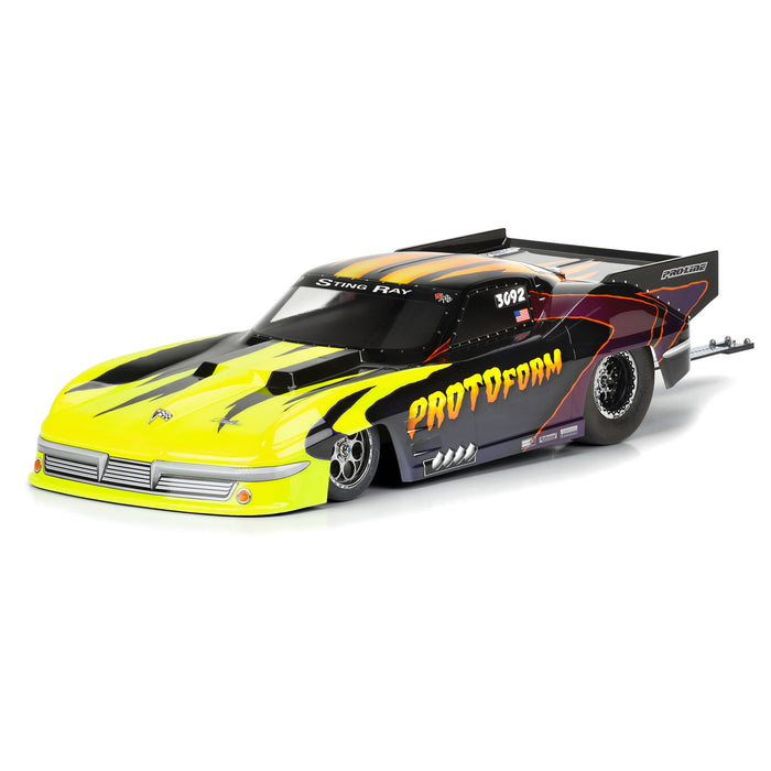 1/10 '63 Chvy Stingray Pro Mod Clr Bdy: SC Drg Crs