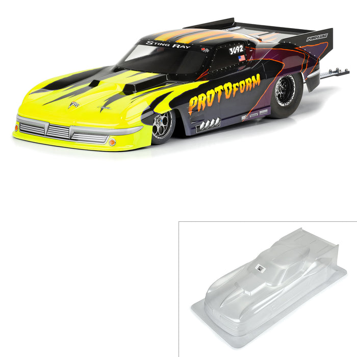 1/10 '63 Chvy Stingray Pro Mod Clr Bdy: SC Drg Crs