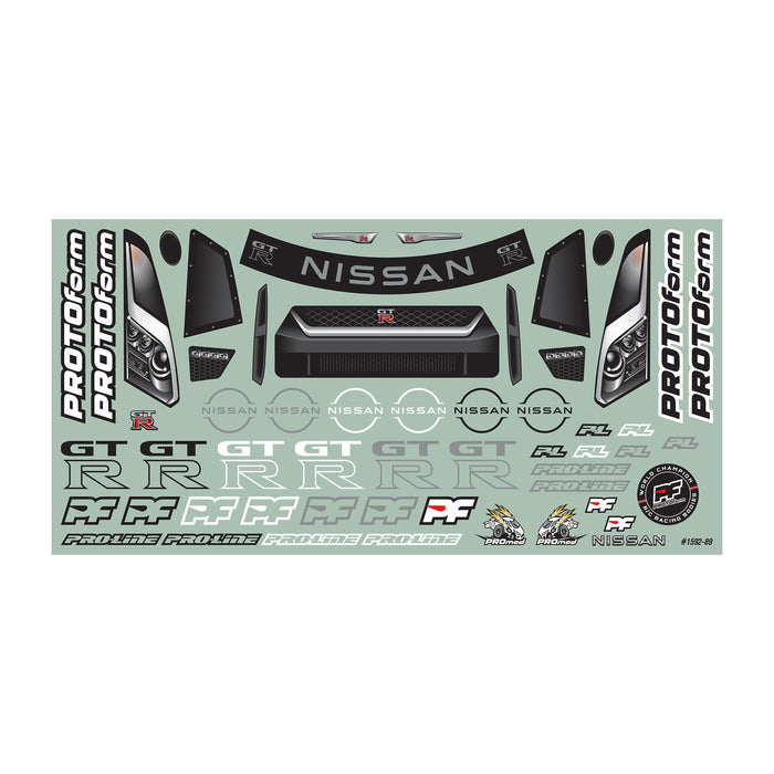 1/16 Compatible with Nissan GTR R35 Pro Md Clr Bdy: Losi Mini Drag