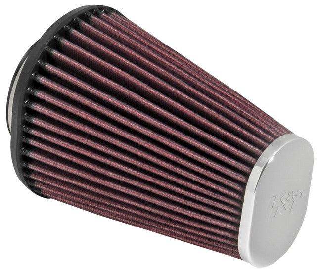 K&N Universal Clamp-On Air Intake Filter: High Performance, Premium, Replacement Air Filter: Flange Diameter: 2.4375 In, Filter Height: 6 In, Flange Length: 0.625 In, Shape: Oval Straight, RC-3680