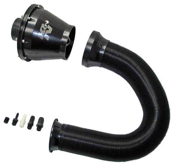 K&N Universal Apollo Black Cold Air Intake 70mm OD FLG PP RC-5052AB