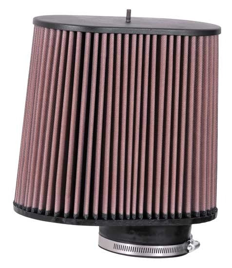 K&N Universal Clamp-On Air Filter: High Performance, Premium, Replacement Engine Filter: Flange Diameter: 4 In, Filter Height: 8.9375 In, Flange Length: 1.875 In, Shape: Oval Straight, Rc-5102 RC-5102